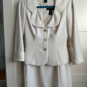 Moda International Ivory Dress and Blazer suit set